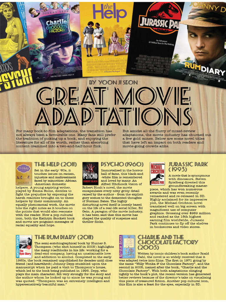 Great Movie Adaptations | PDF