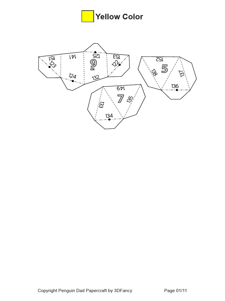 Color Variations in Papercraft Designs | PDF