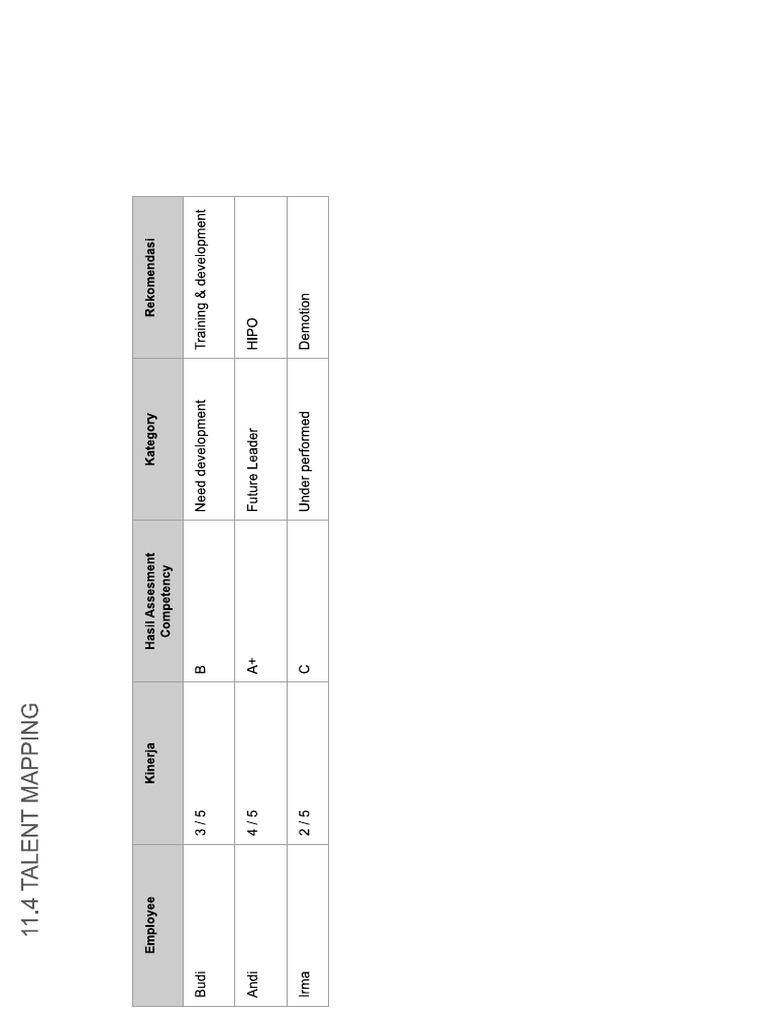16.6 Talent Mapping | PDF