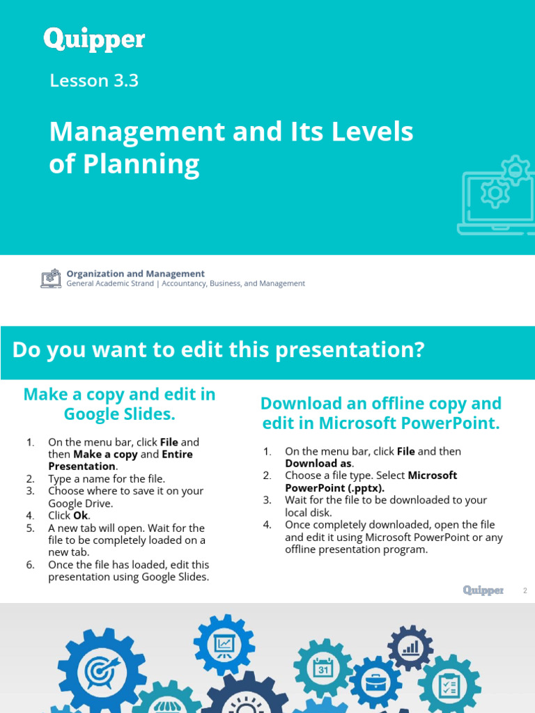 Levels of Management Planning Explained | PDF | Strategic Planning | Goal