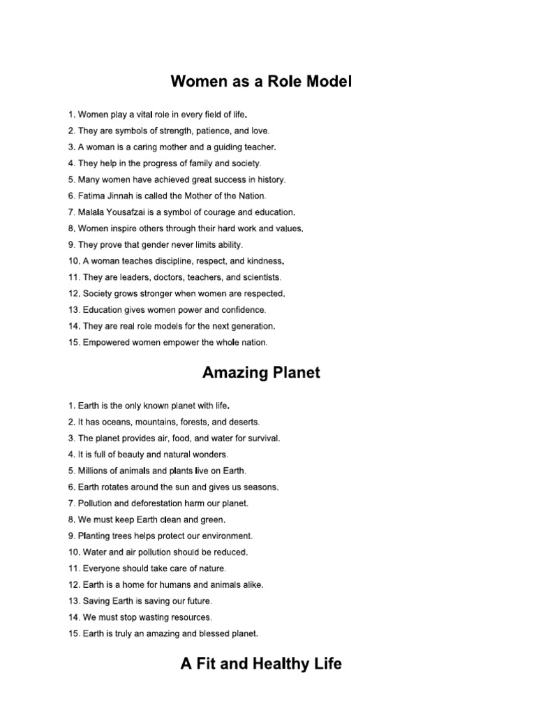 5 Paragraphs | PDF