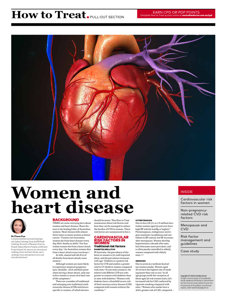 Women and Heart Disease Risk Factors | PDF | Cardiovascular Diseases ...
