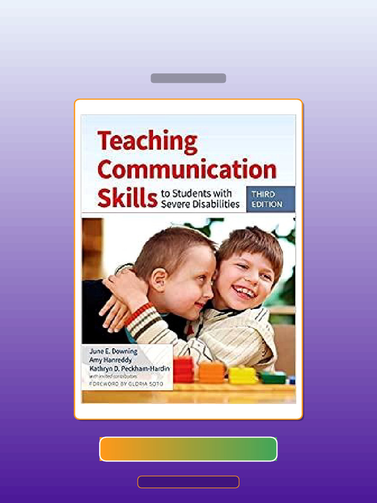 Teaching Communication Skills to Students With Severe Disabilities ...