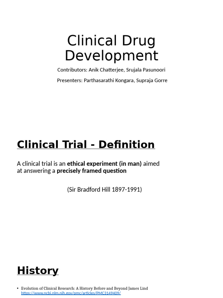 Clinical Drug Development - Univ | PDF | Phases Of Clinical Research ...