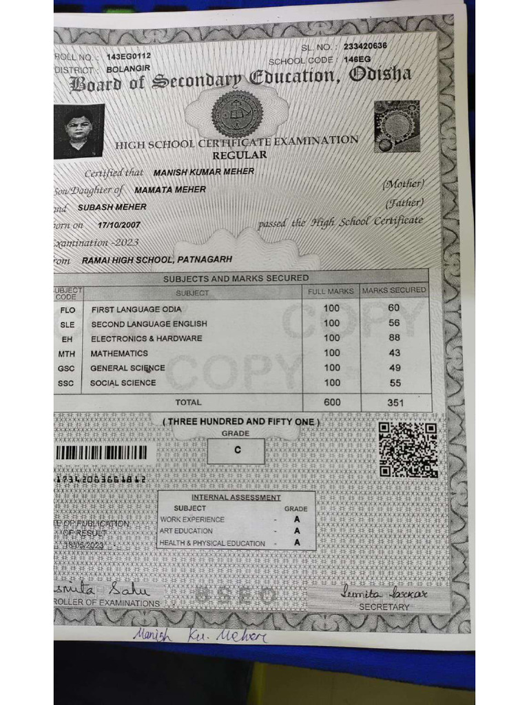 Matric | PDF