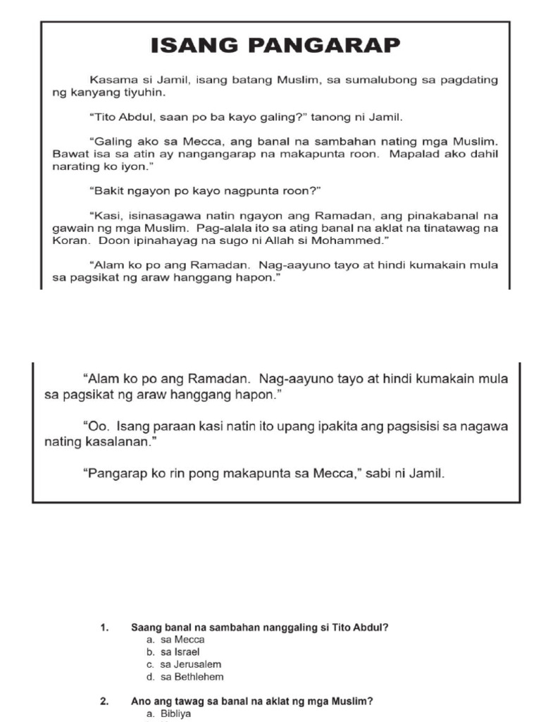 Isang Pangarap | PDF