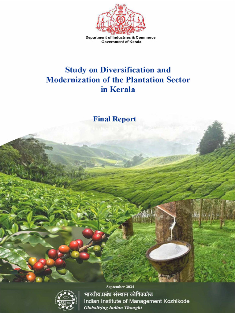 Kerala Plantation Sector Modernization Report | PDF | Biodiversity ...