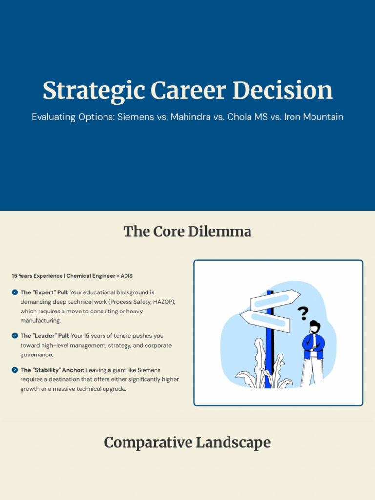 Career Decision Matrix | PDF