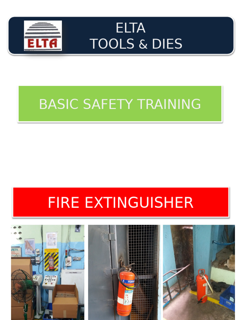 ELTA Tools & Dies Safety Training Guide | PDF