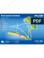 Southampton Route Map - Sky Ride 2012