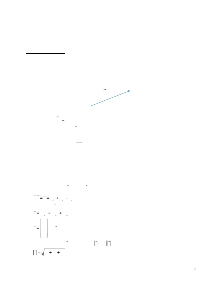 Vector Analysis: Mathematical Foundations | PDF | Vector Space ...