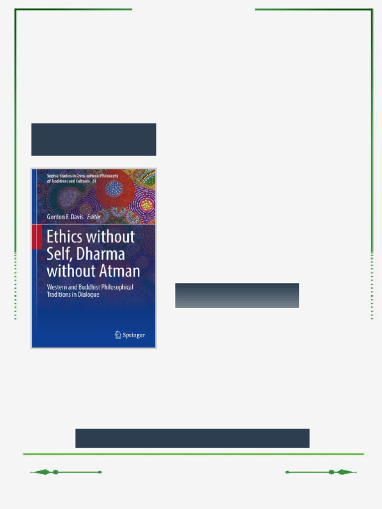 Ethics without Self Dharma without Atman Gordon F. Davis eBook 2026 ...