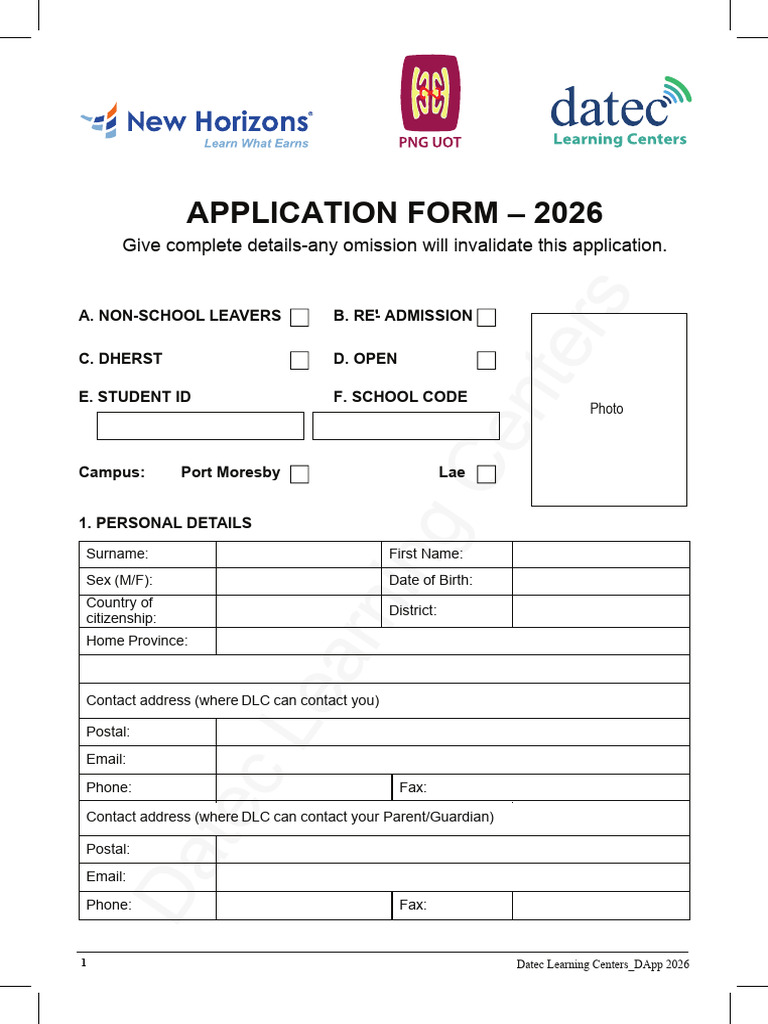 Academic Program Application Form 2026 | PDF | Justice | Crime & Violence
