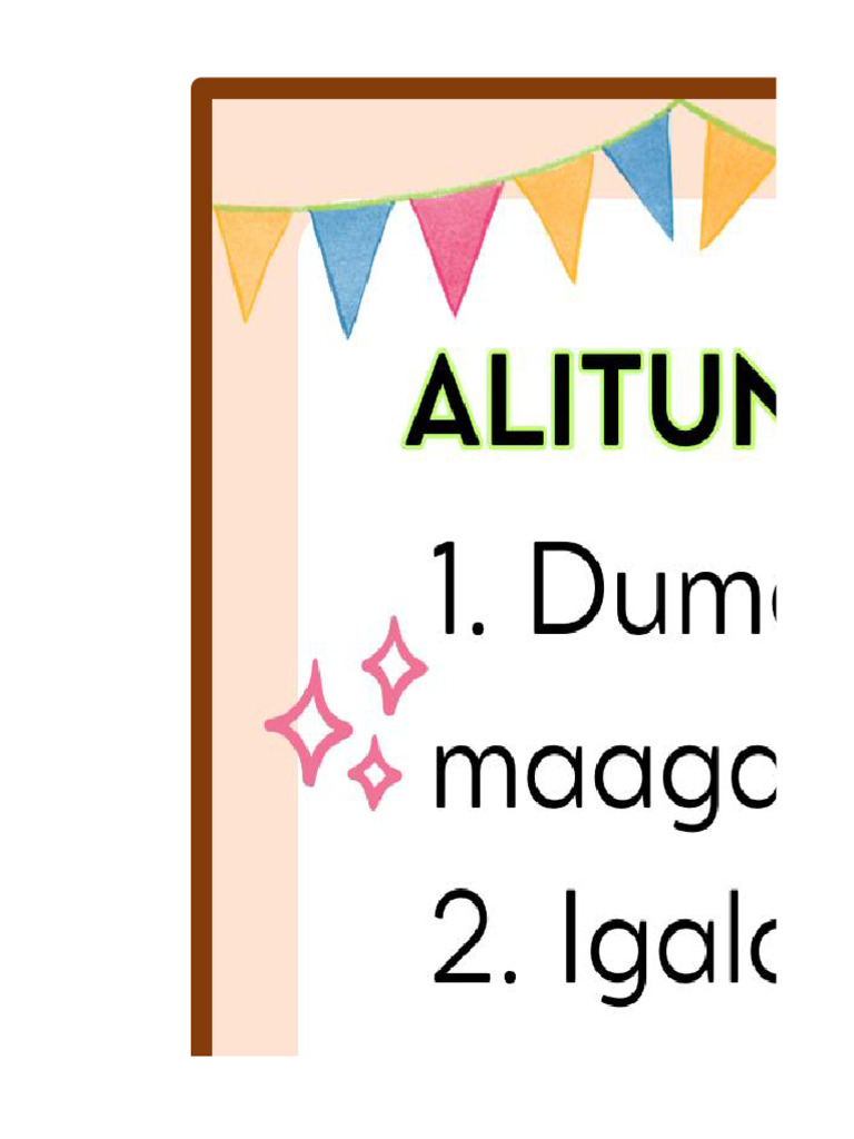 Alituntunin Sa Klase | PDF