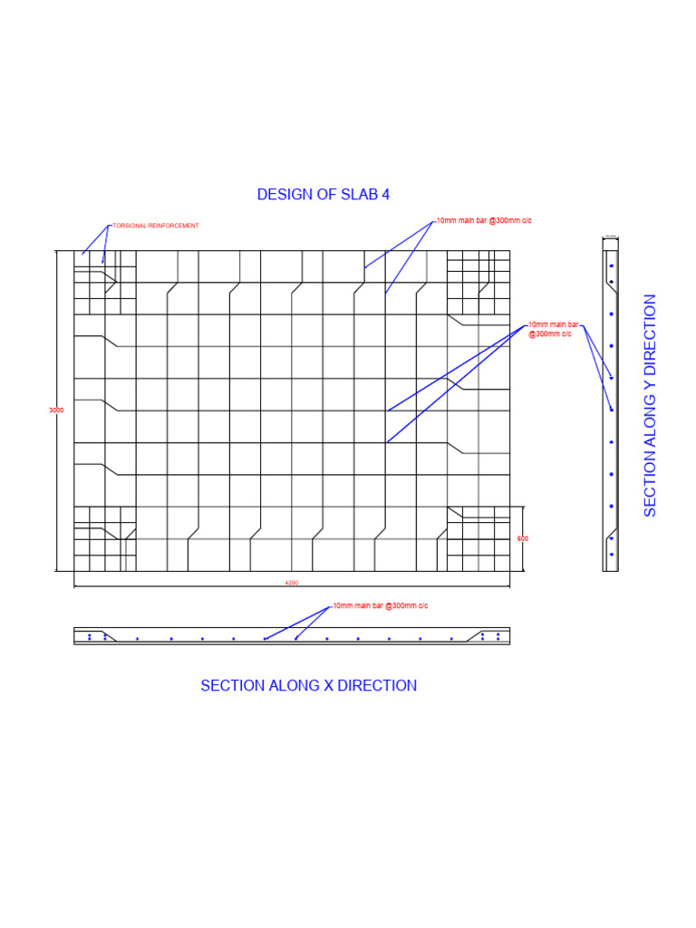 Slab Design with Torsional Reinforcement | PDF