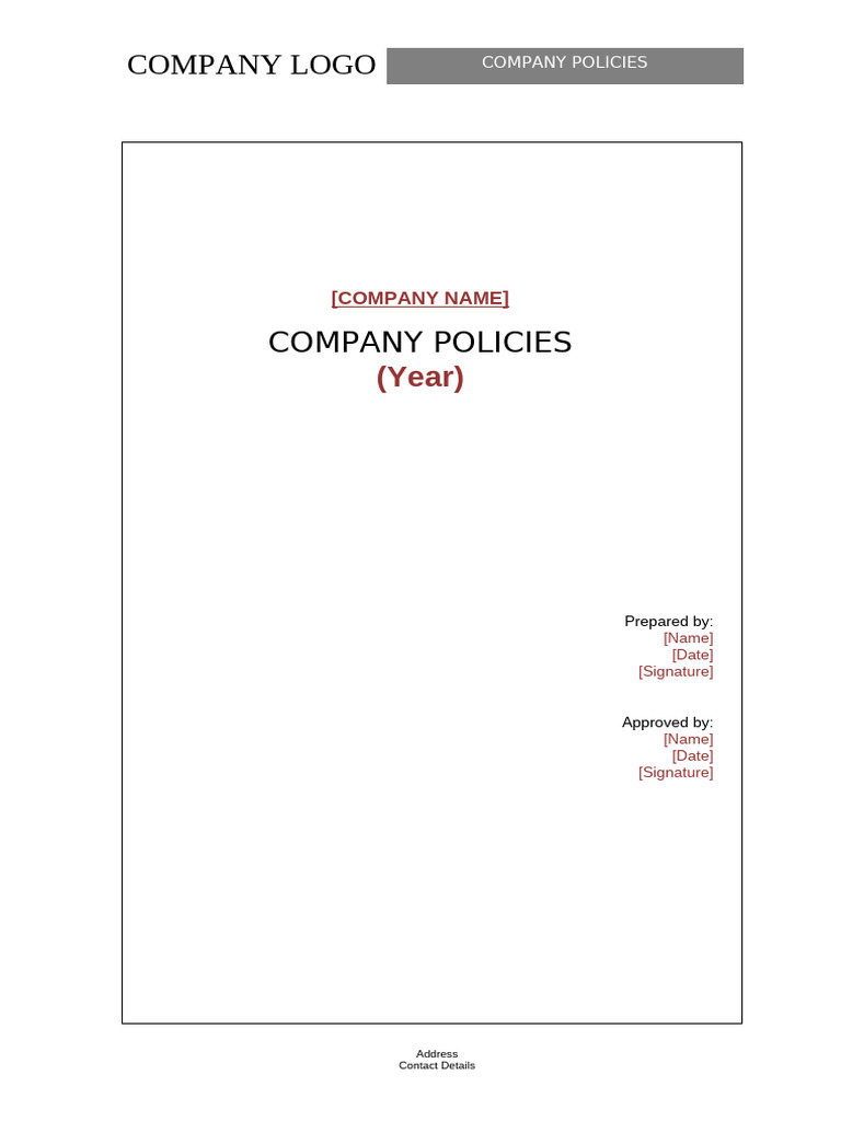 Comprehensive Employee Policies Guide | PDF | Cost Of Living ...