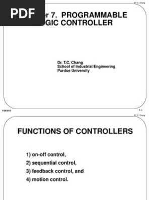 Plc Programming Pdf Programmable Logic Controller Read Only Memory