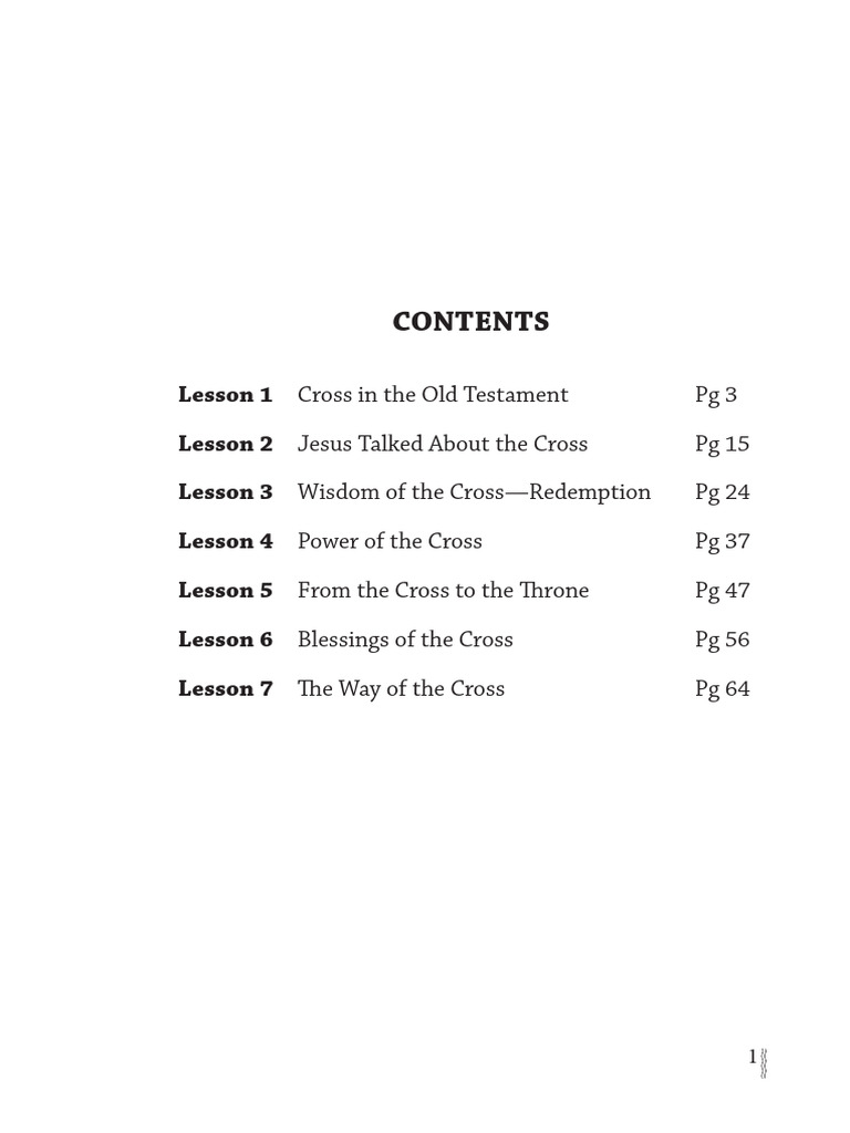 Cross of Christ in the Old Testament | PDF | Adam And Eve | Jesus