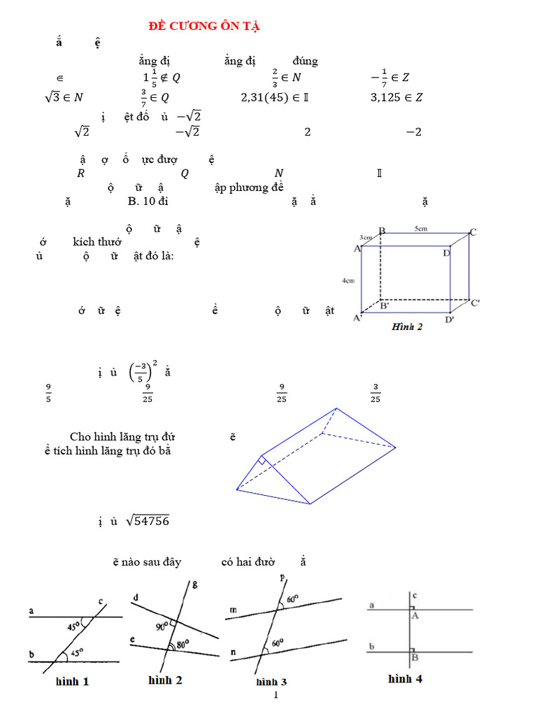 De Cuong Toan 7 Hk1 Nam 25-26 | PDF