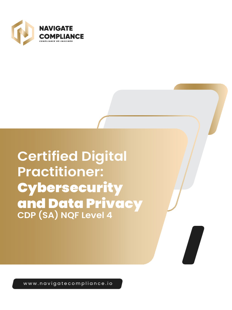 CDP Cybersecurity and Data Privacy | PDF