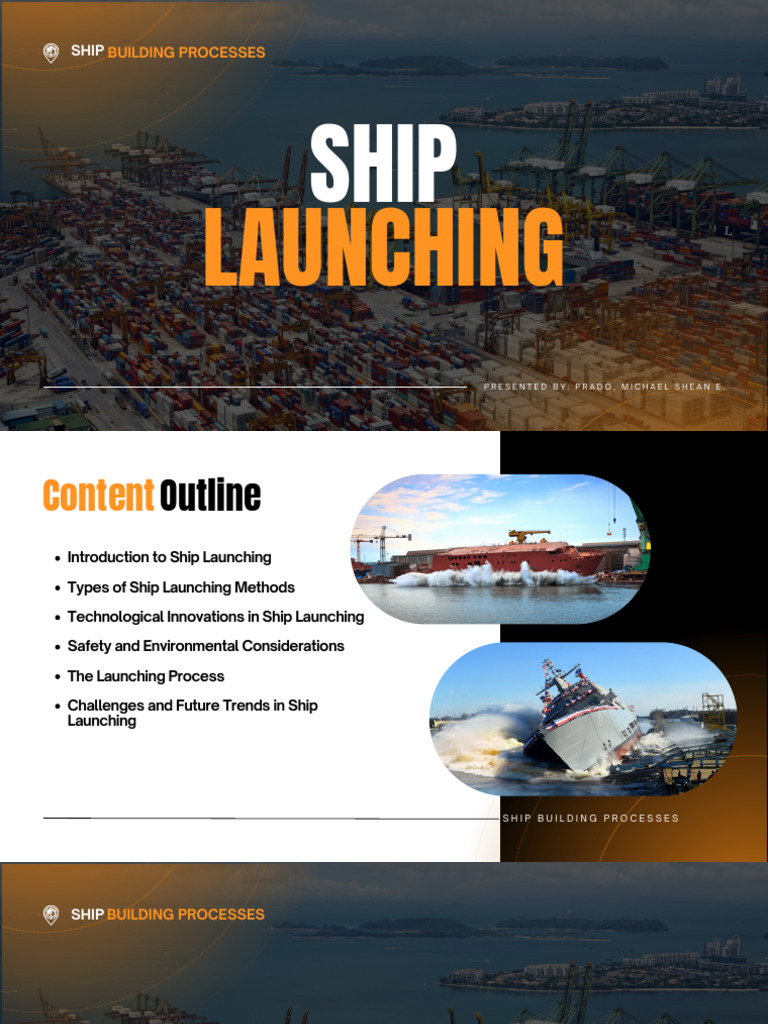 Ship Launching Methods and Innovations | PDF | Ships | Automation