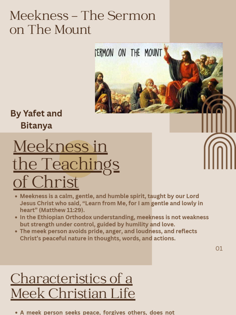 Understanding Meekness in Christ's Teachings | PDF