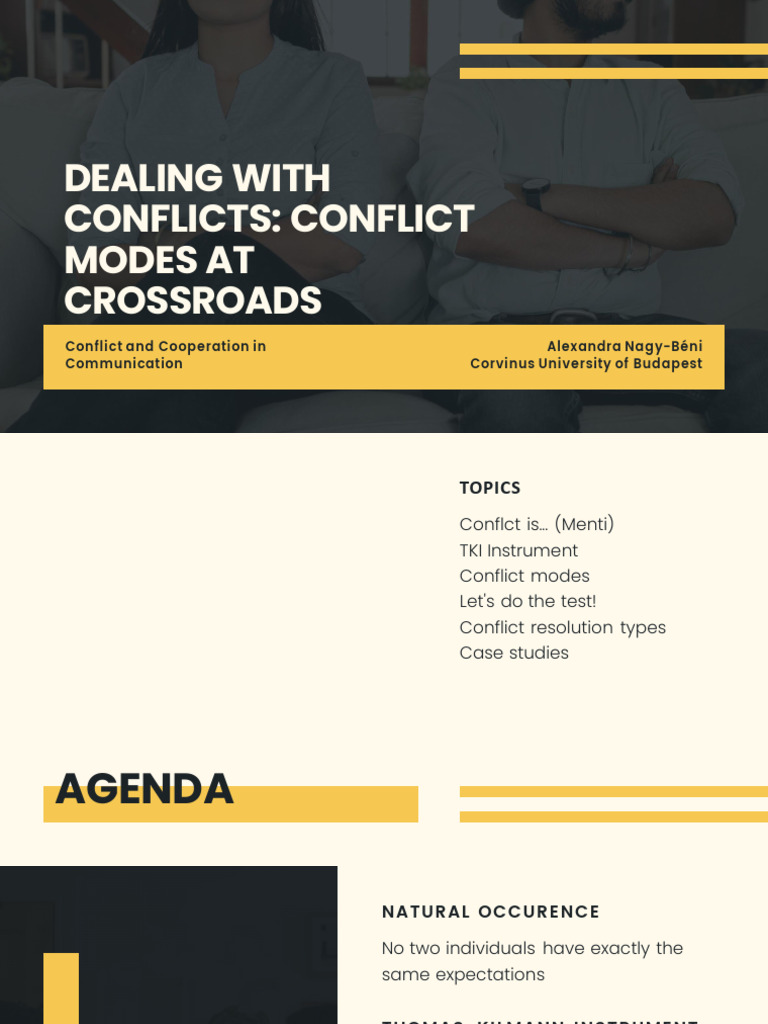 Conflict Resolution Strategies Explained | PDF | Conflict Resolution ...