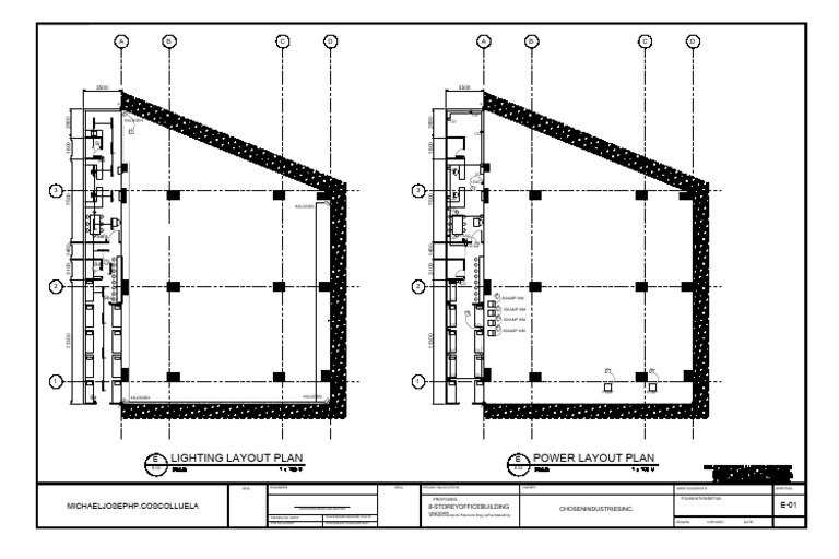 Lighting and Power Layout Plans | PDF