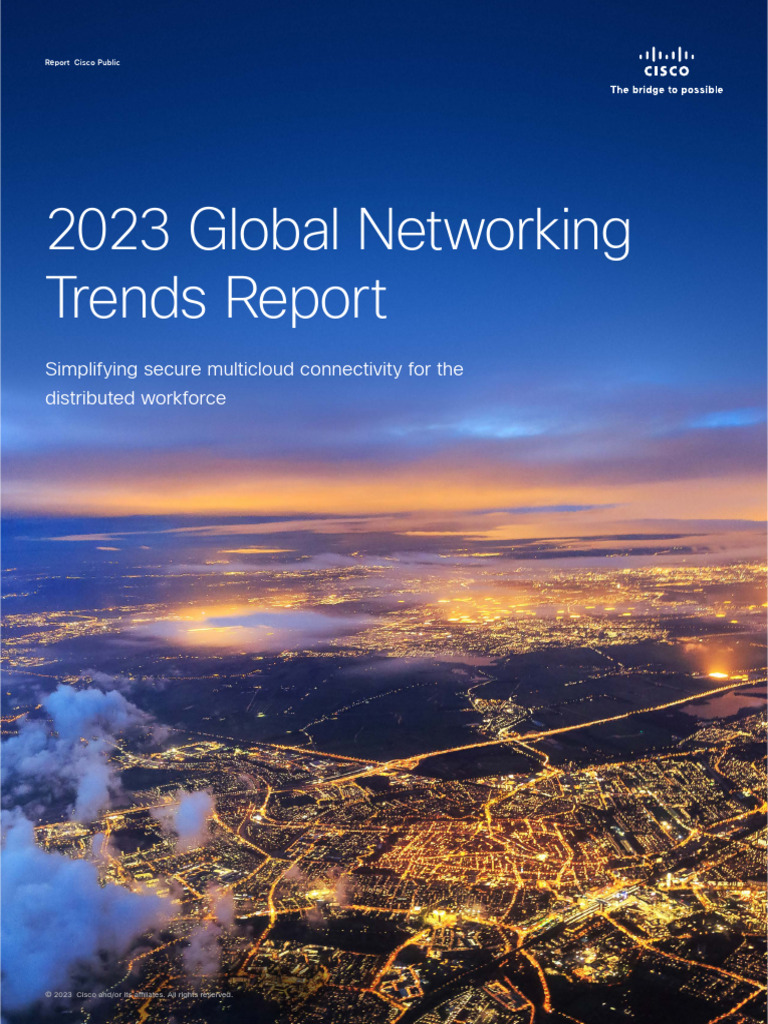 2023 Global Networking Trends Report | PDF | Cloud Computing | Computing