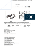 Order-No.: 849 Installation and Dismantling Device For Pipes in BAIO Sockets DN 80-200