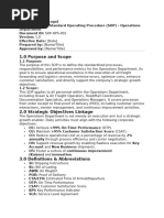 Dispatch Department SOP Guidelines | PDF