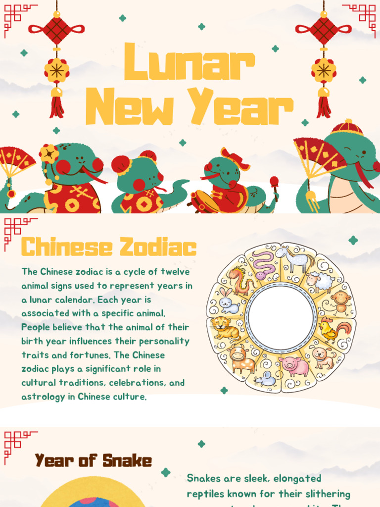 Chinese Zodiac: Lunar New Year Animals | PDF | Snake | Predation