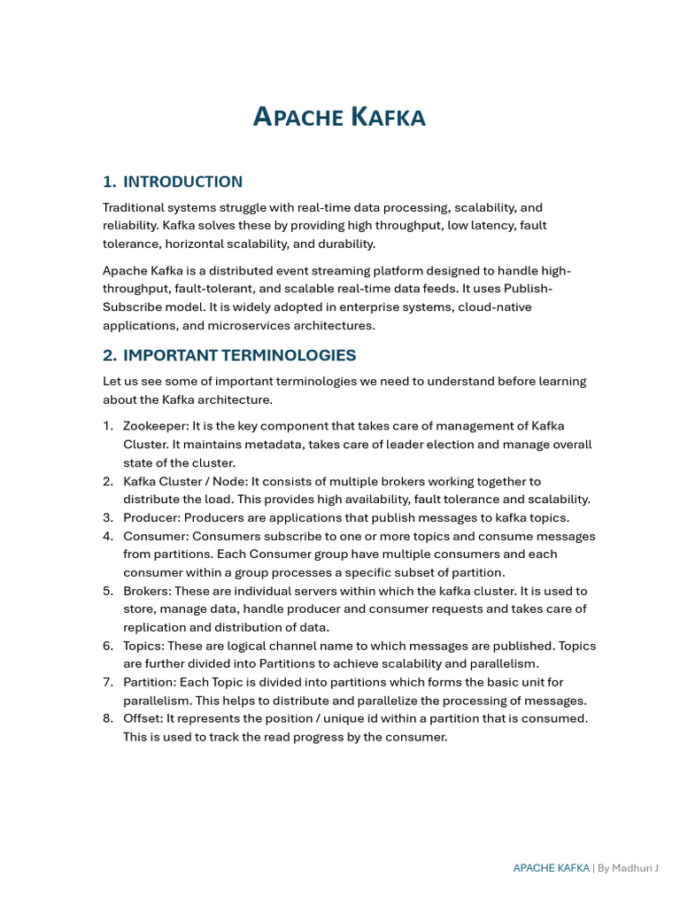 Understanding Apache Kafka Architecture | PDF | Replication (Computing ...