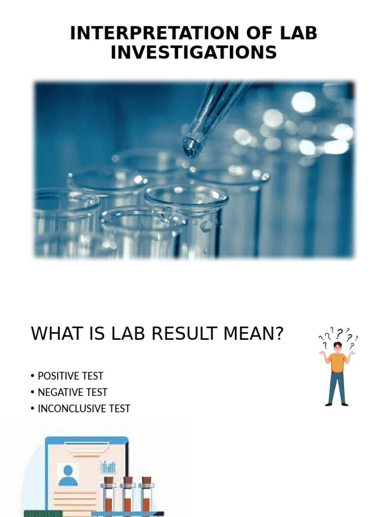 Lab Investigations: Test Interpretations | PDF | Kidney | Dehydration