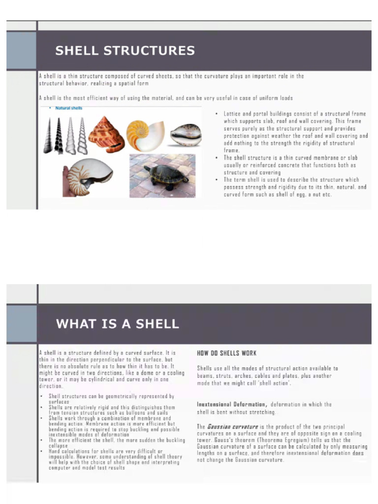 BT5 Module 6 (Shell Structures) | PDF