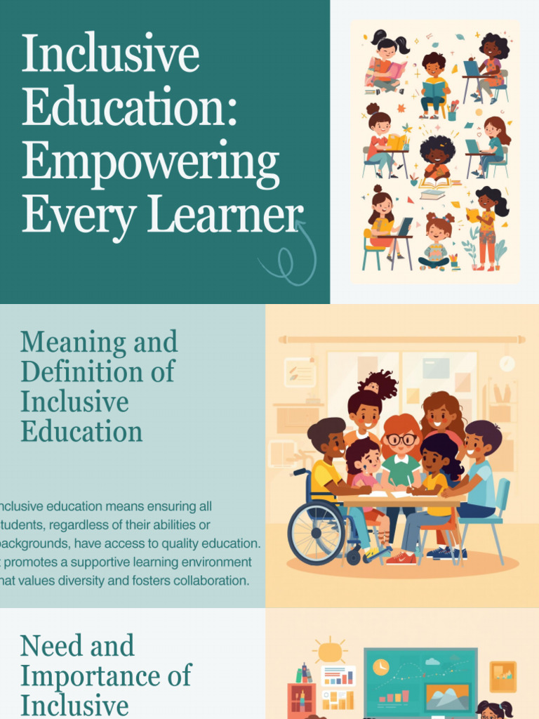 Inclusive Education Nurtures A Sense of Belonging, Enabling Students of ...