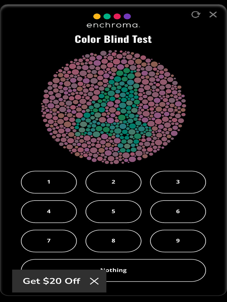 EnChroma® Free Color Blind Test Test Your Color Vision | PDF