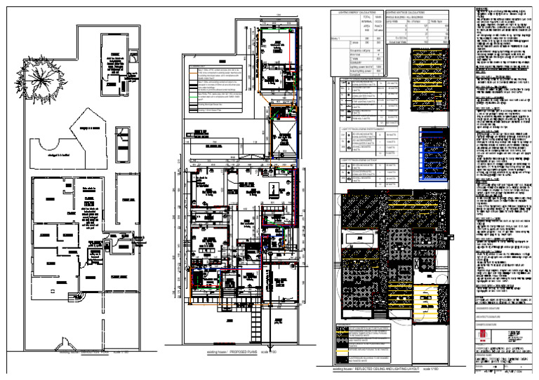 Plumbing and Lighting Layout Plans | PDF | Civil Engineering ...