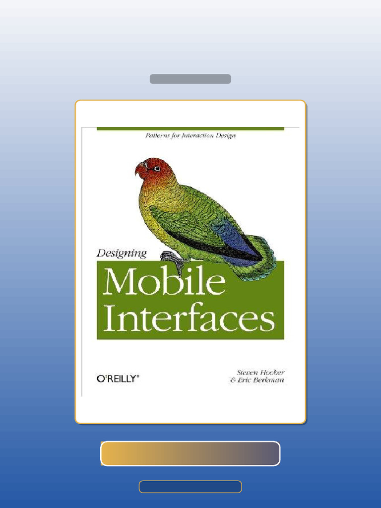 Test Bank for Designing Mobile Interfaces Patterns for Interaction ...