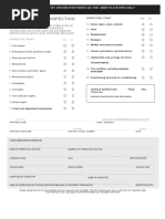 SC Uber Vehicle Inspection Form | PDF | Car | Tire