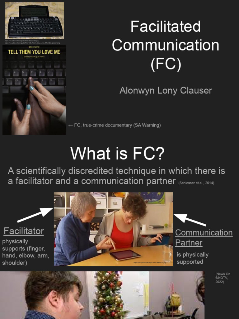 Facilitated Communication (FC) | PDF | Communication | Human Communication