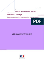 Application Des Eurocodes Par Le Maître D'ouvrage - Le Programme D'un Ouvrage D'art Aux Eurocodes