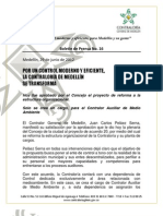 Por Un Control Moderno Y Eficiente, La Contraloría de Medellín Se Transforma