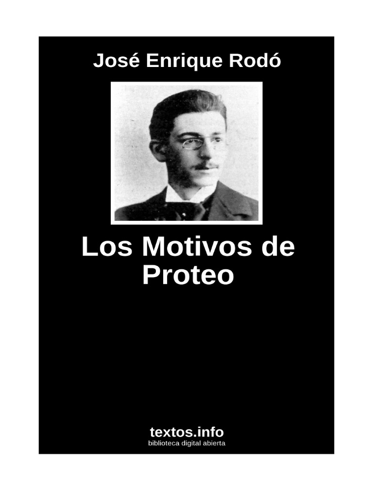 Jose Enrique Rodo - Los Motivos de Proteo | PDF | Bailes | Amor