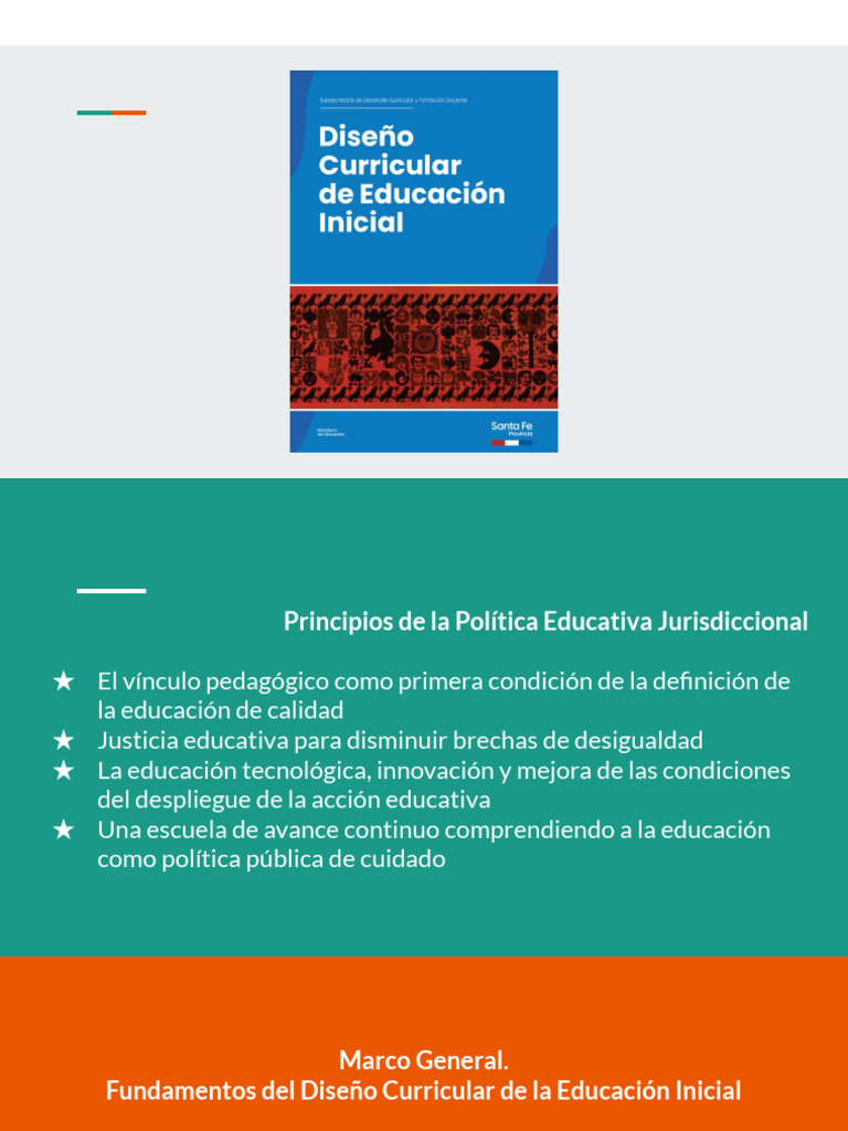 Principios de Política Educativa Inicial | PDF | Educación de la ...