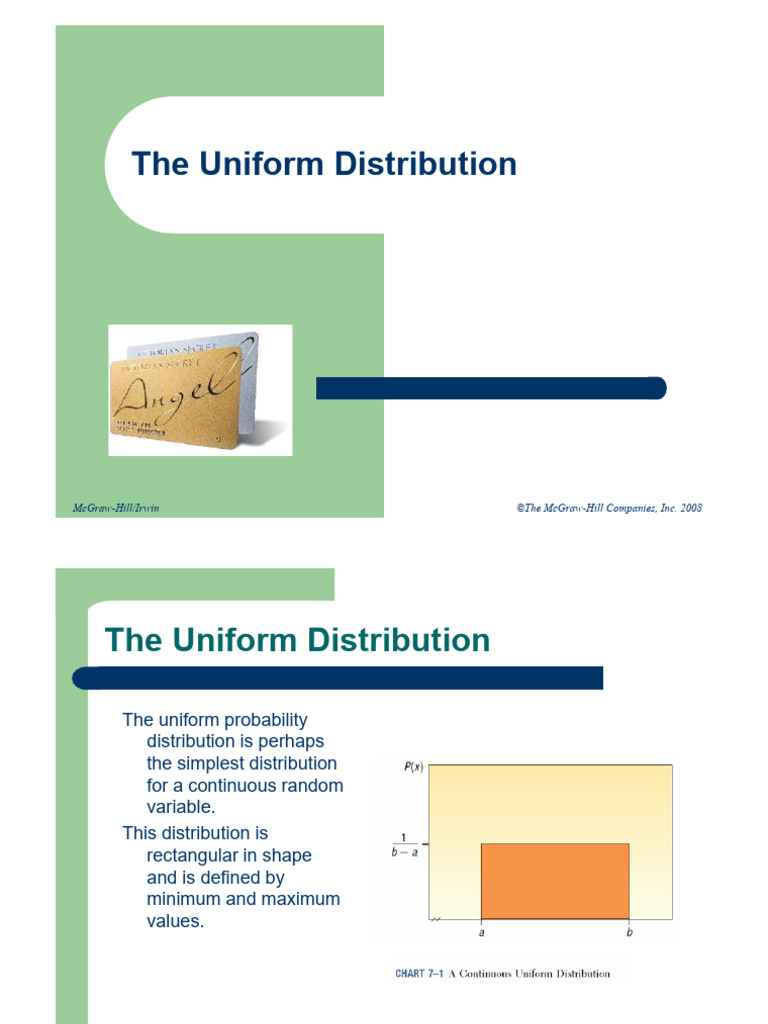 Understanding the Uniform Distribution | PDF