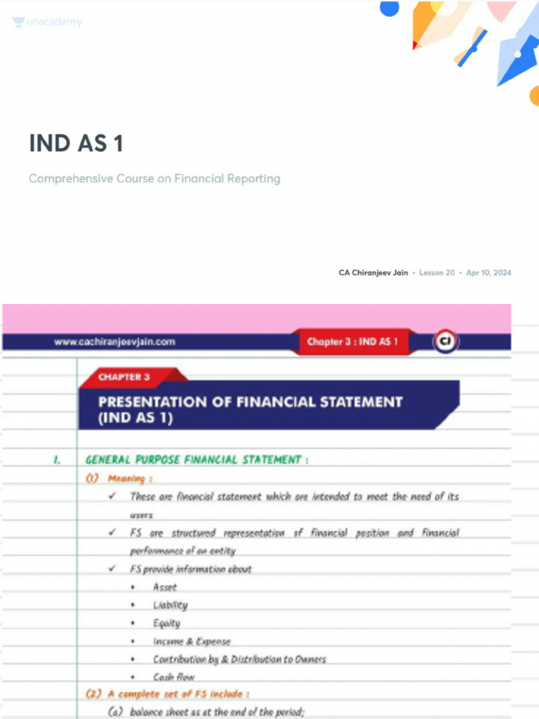 Ind As 1 | PDF