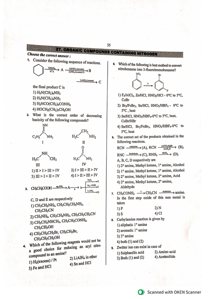 Chemistry 3 | PDF