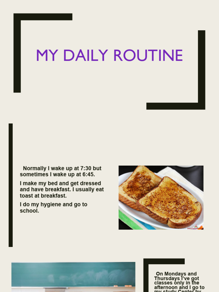 My Daily Routine Overview | PDF