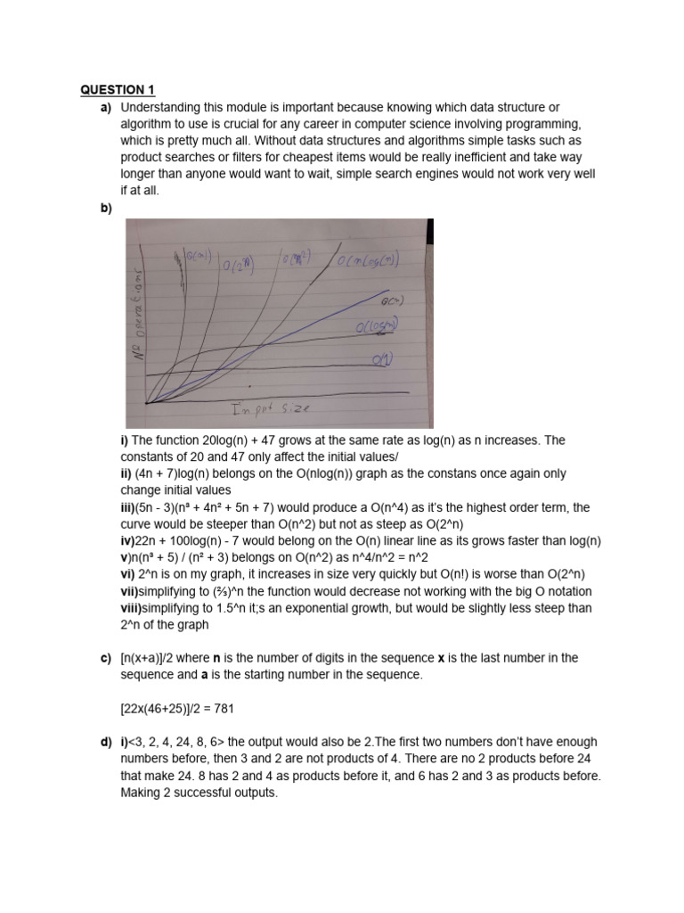Data Structures and Algorithms Overview | PDF